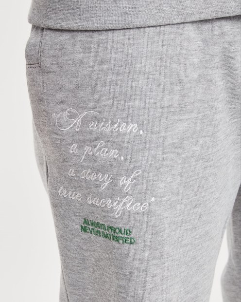 Joggers Og Pulse Gris Jaspeado/blanco/verde/negro Hoodrich