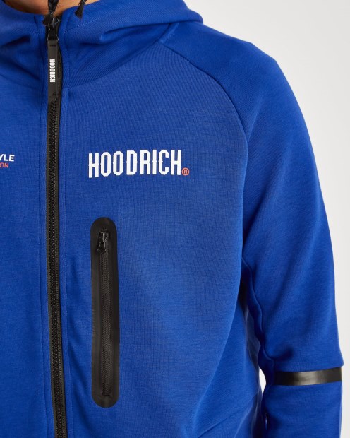 Hoodrich Sudadera Con Capucha Y Cremallera Completa Sodalite Azul/blanco/fiesta Og