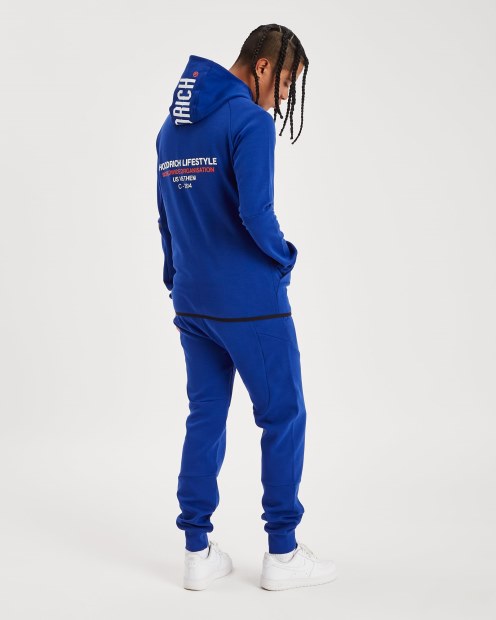 Pantalones De Chándal Hoodrich Og Azul Sodalita/blanco/fiesta
