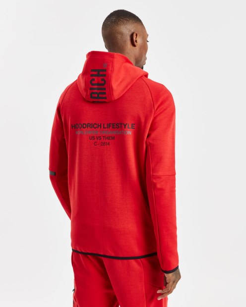 Sudadera Con Capucha Y Cremallera Completa Lychee/black/iron Gate Hoodrich Og