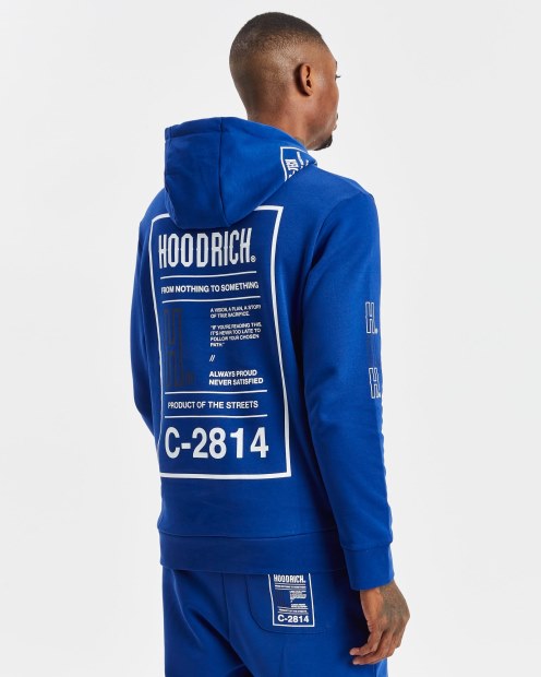 Og Akira V6 Sudadera Con Capucha Hoodrich Azul Sodalita/blanco/negro