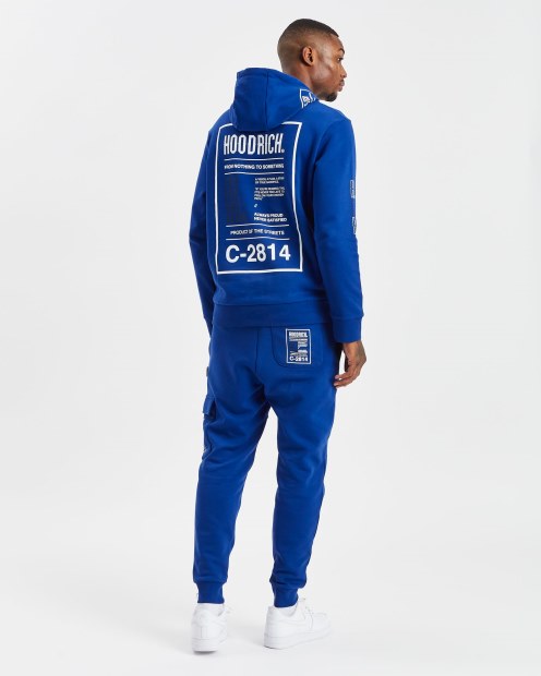 Og Akira V6 Sudadera Con Capucha Hoodrich Azul Sodalita/blanco/negro