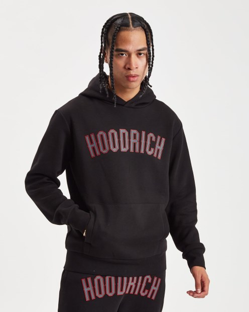 Hoodrich Negro/lychee/puerta De Hierro Og Sudadera Con Capucha De Esencia