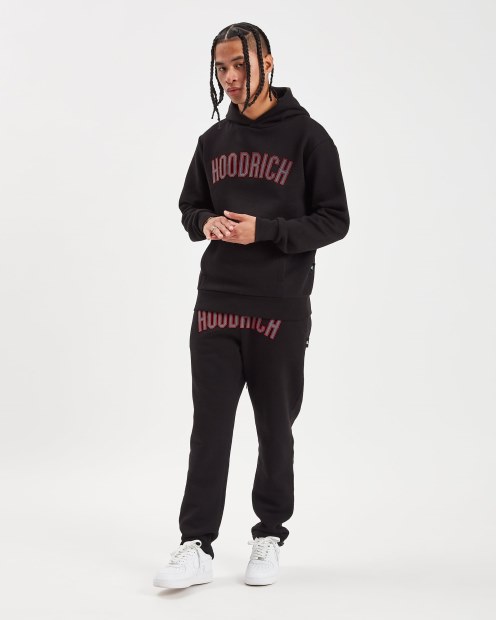 Hoodrich Negro/lychee/puerta De Hierro Og Sudadera Con Capucha De Esencia