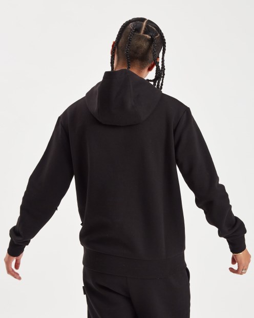 Hoodrich Negro/lychee/puerta De Hierro Og Sudadera Con Capucha De Esencia