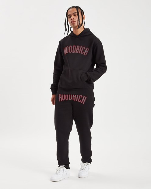 Joggers Hoodrich Og Essential Negro/lichi/puerta De Hierro