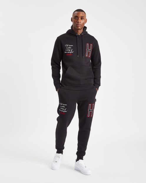 Sudadera Con Capucha Negra/blanca/rojarich Og Pulse