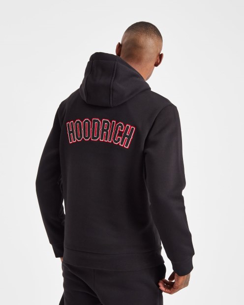 Sudadera Con Capucha Negra/blanca/rojarich Og Pulse