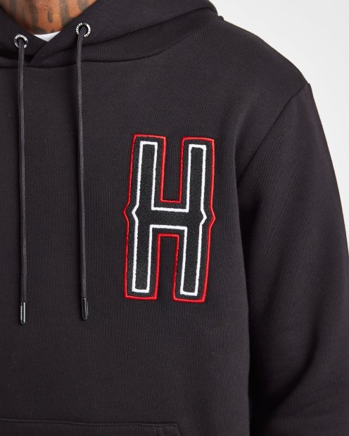 Sudadera Con Capucha Negra/blanca/rojarich Og Pulse