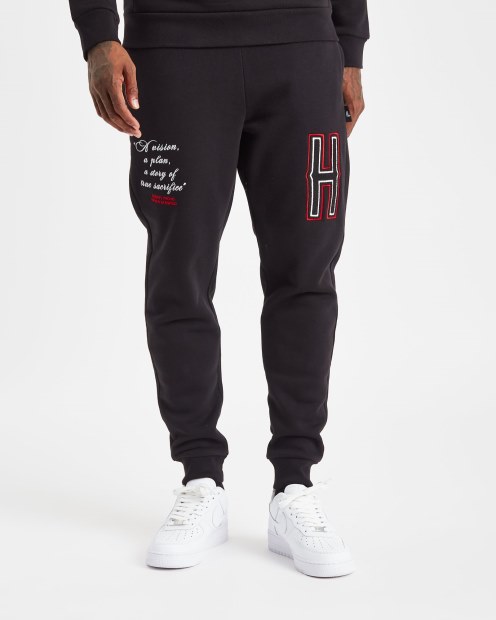 Joggers Og Pulse Negros/blancos/rojos Hoodrich