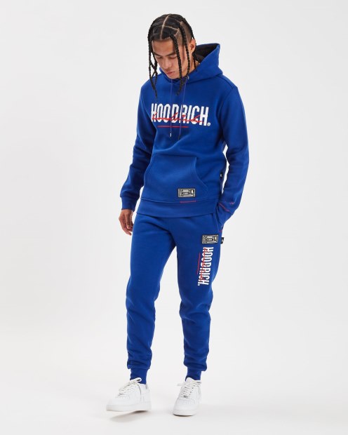 Joggers De Mezcla Og Azul Sodalita/blanco/lychee Hoodrich