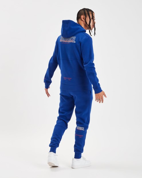 Joggers De Mezcla Og Azul Sodalita/blanco/lychee Hoodrich