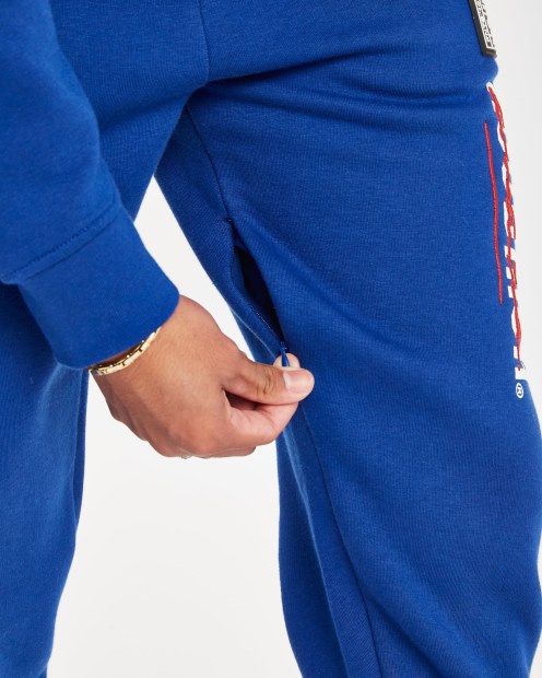 Joggers De Mezcla Og Azul Sodalita/blanco/lychee Hoodrich
