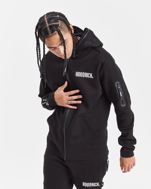 Hoodrich Sudadera Con Capucha OG Virtue En Blanco Y Negro