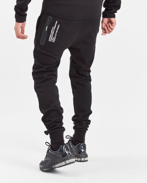 Joggers Hoodrich Og Heritage Negro/blanco
