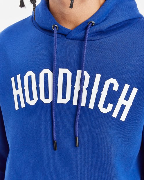 Sudadera Con Capucha Azul Sodalita/blanco/negro Hoodrich Og Tycoon