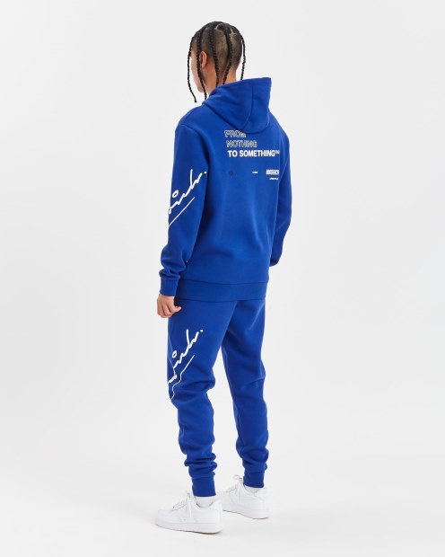 Azul Sodalita/blanco/negro Og Tycoon Joggers Hoodrich