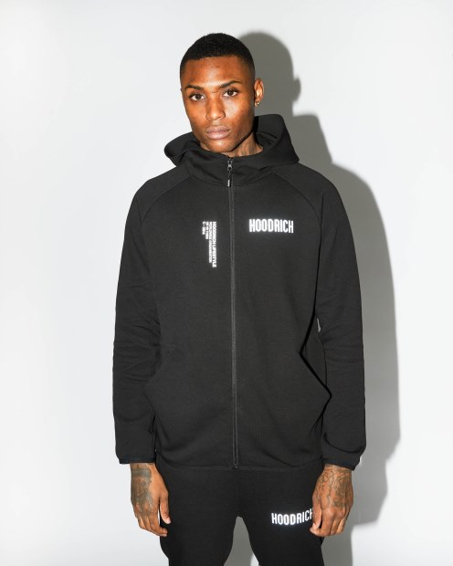 Sudadera Con Capucha Og Phaze Negro Intenso/reflectante