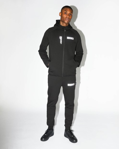 Sudadera Con Capucha Og Phaze Negro Intenso/reflectante