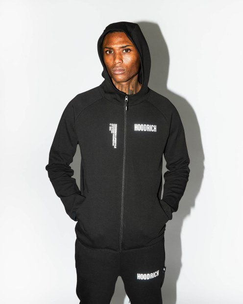 Sudadera Con Capucha Og Phaze Negro Intenso/reflectante