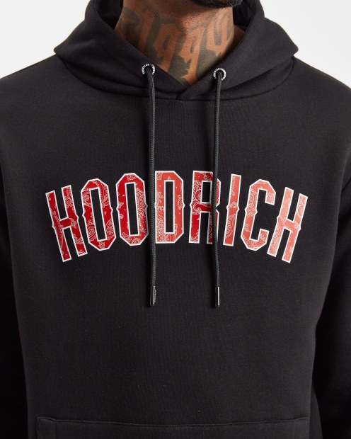Sudadera Con Capucha Og Paisley Negro/rojo/blanco Hoodrich