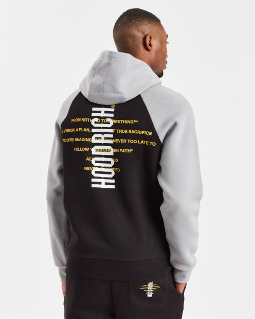 Sudadera Con Capucha Negra/aguanieve/blanca/narciso Og Levelz Hoodrich