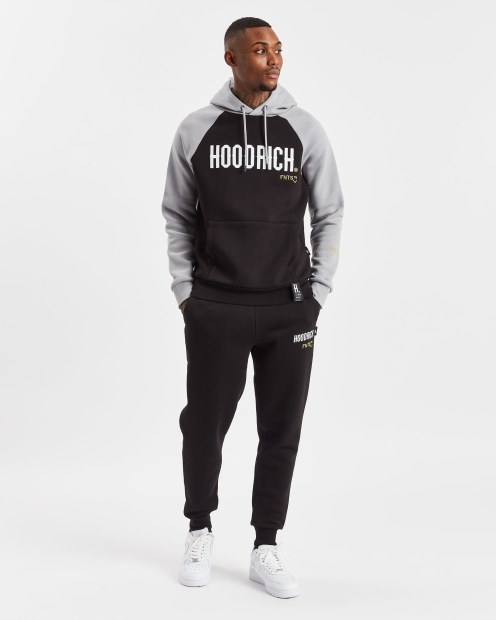 Sudadera Con Capucha Negra/aguanieve/blanca/narciso Og Levelz Hoodrich
