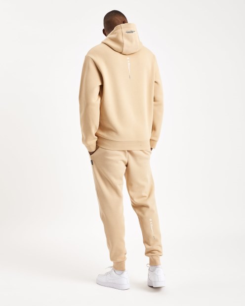 Sudadera Con Capucha Og Ink Hoodrich Crema Irlandesa/blanco/nogal