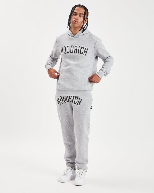 Hoodrich Sudadera Con Capucha De Esencia Gris Jaspeado/blanco/negro Og
