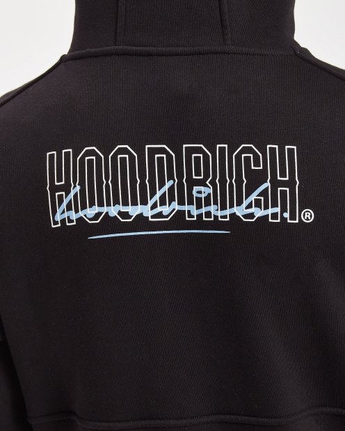 Sudadera Con Capucha Hoodrich Og Blend Negro/azul Plácido