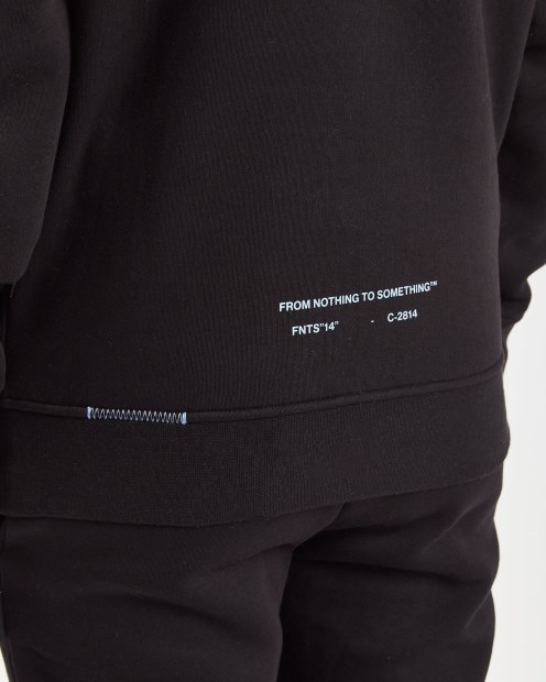 Sudadera Con Capucha Hoodrich Og Blend Negro/azul Plácido