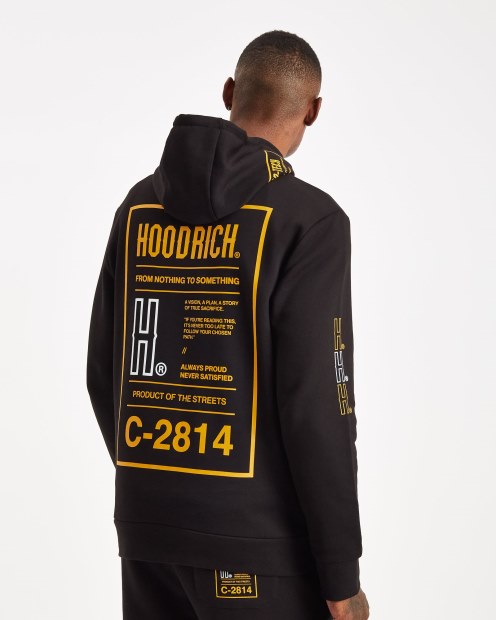 Sudadera Con Capucha Negra/amarilla/blancarich Og Akira V6