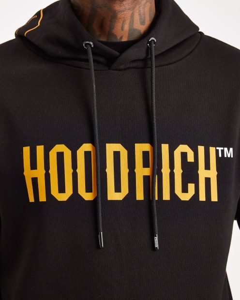 Sudadera Con Capucha Negra/amarilla/blancarich Og Akira V6