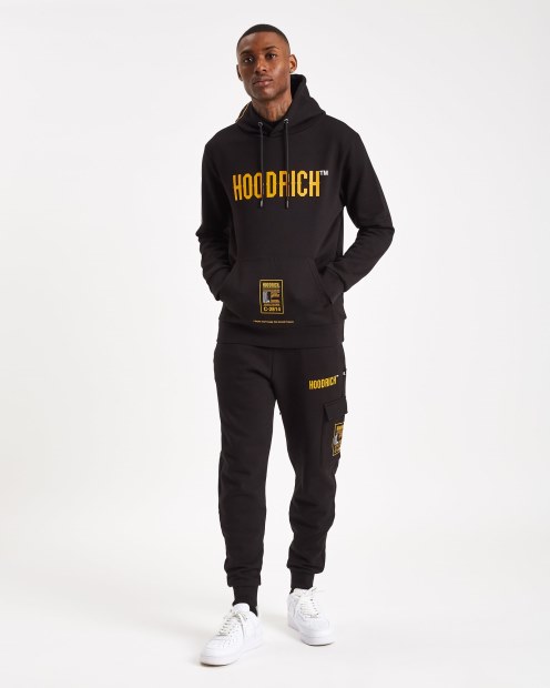 Sudadera Con Capucha Negra/amarilla/blancarich Og Akira V6