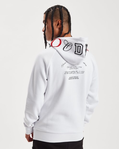 Sudadera Con Capucha Og Heat Hoodrich Blanco/negro/lychee