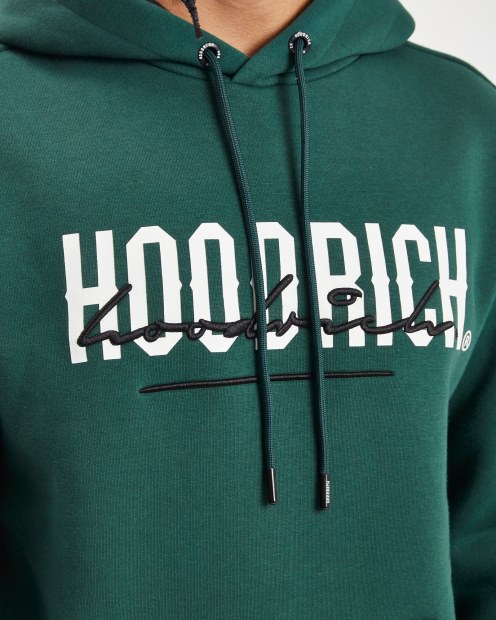 Sudadera Con Capucha Verde/blanca/negra Hoodrich Og Blend