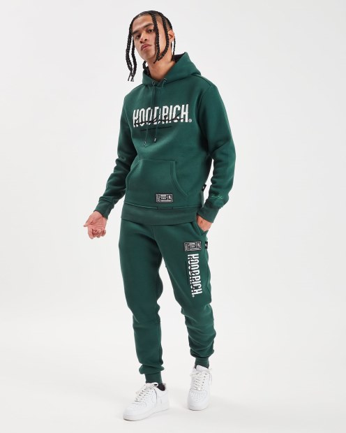 Sudadera Con Capucha Verde/blanca/negra Hoodrich Og Blend