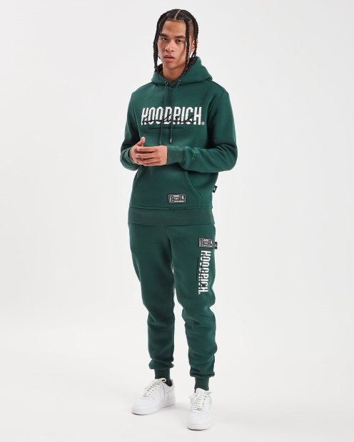 Sudadera Con Capucha Verde/blanca/negra Hoodrich Og Blend