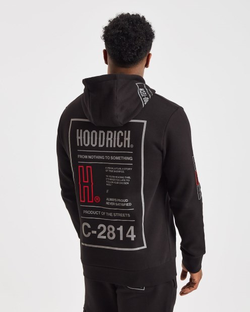 Og Akira V6 Sudadera Con Capucha Negra/reflectante Hoodrich