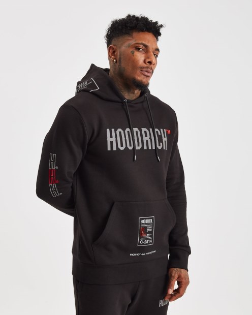 Og Akira V6 Sudadera Con Capucha Negra/reflectante Hoodrich
