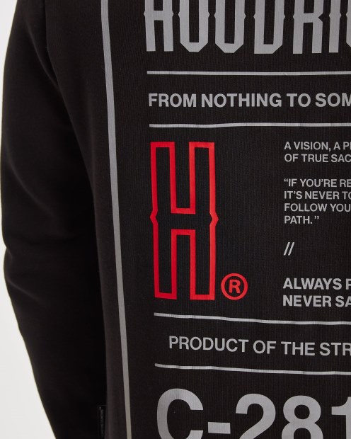 Og Akira V6 Sudadera Con Capucha Negra/reflectante Hoodrich