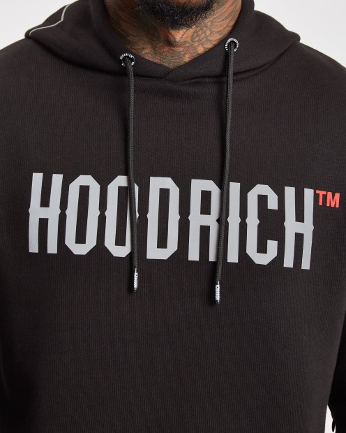 Og Akira V6 Sudadera Con Capucha Negra/reflectante Hoodrich