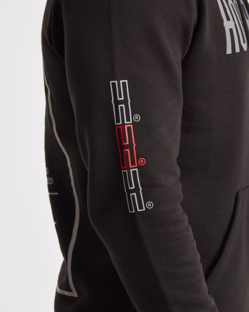 Og Akira V6 Sudadera Con Capucha Negra/reflectante Hoodrich