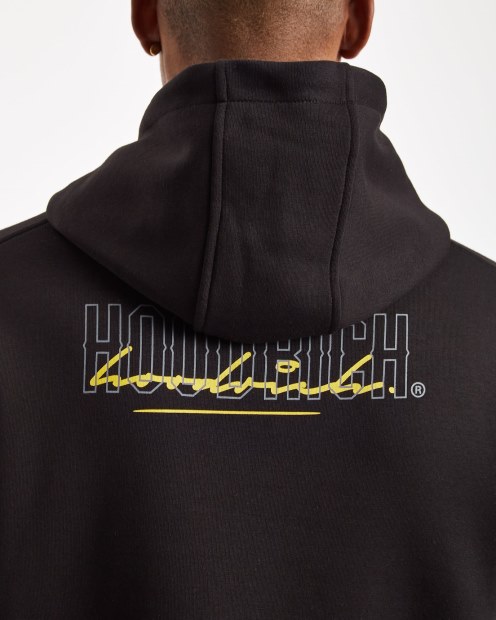 Hoodrich Sudadera Con Capucha Negra/puerta De Hierro/amarillo Og Blend