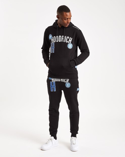 Sudadera Con Capucha Hoodrich Og Pacific Negro/azul Fuerte/azul Bebé