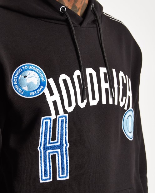 Sudadera Con Capucha Hoodrich Og Pacific Negro/azul Fuerte/azul Bebé