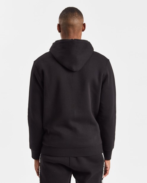 Capucha Negra/blanca Con Capucha Rich Og Infield Full Zip