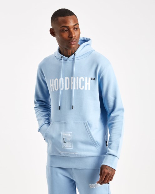 Sudadera Con Capucha Hoodrich Azul Bebé/blanco/negro Og Akira V6
