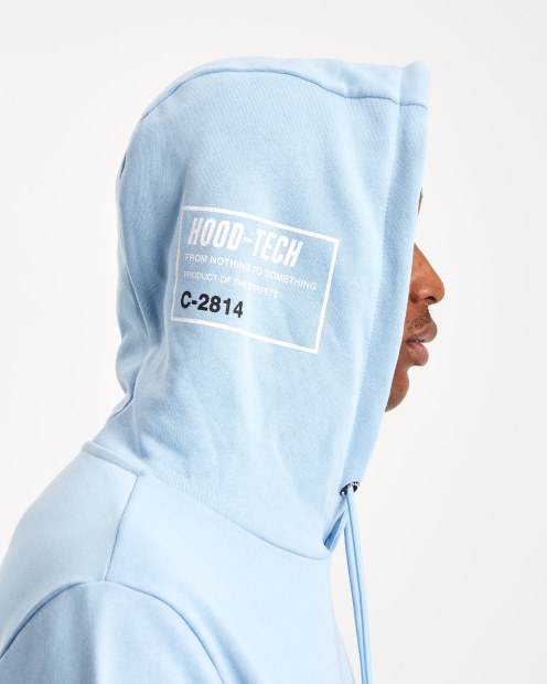 Sudadera Con Capucha Hoodrich Azul Bebé/blanco/negro Og Akira V6