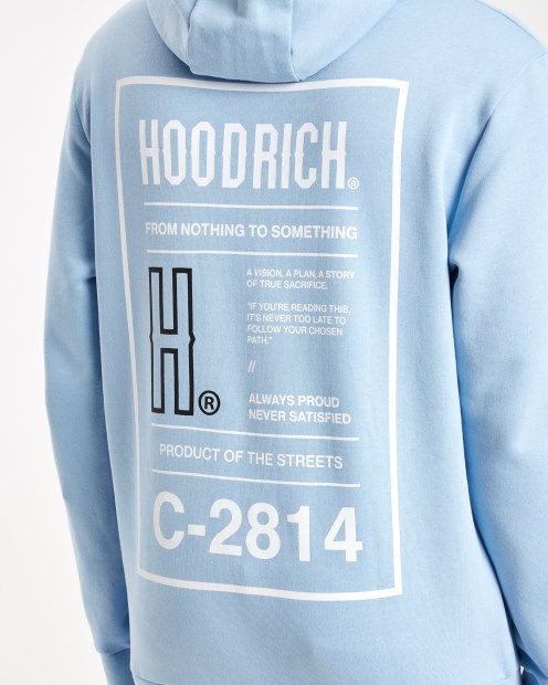 Sudadera Con Capucha Hoodrich Azul Bebé/blanco/negro Og Akira V6
